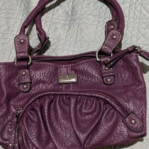 Purple handbag